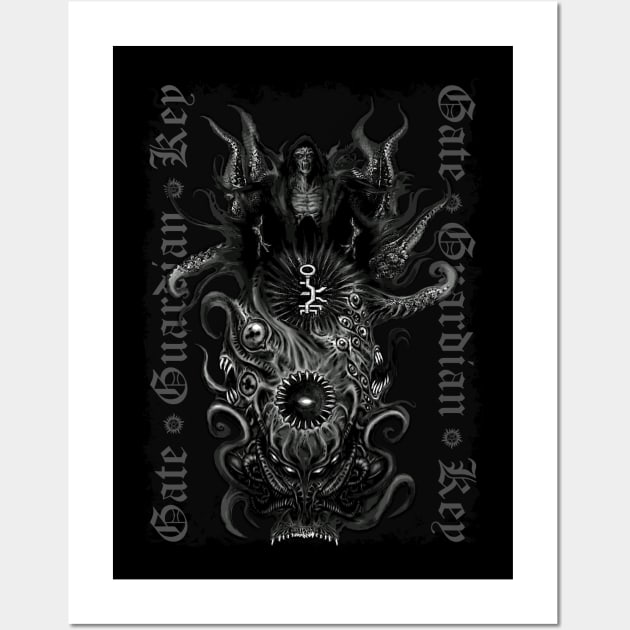 Yog-Sothoth, 'Umr At-Tawil and the Silver Key Wall Art by HereticGraphics